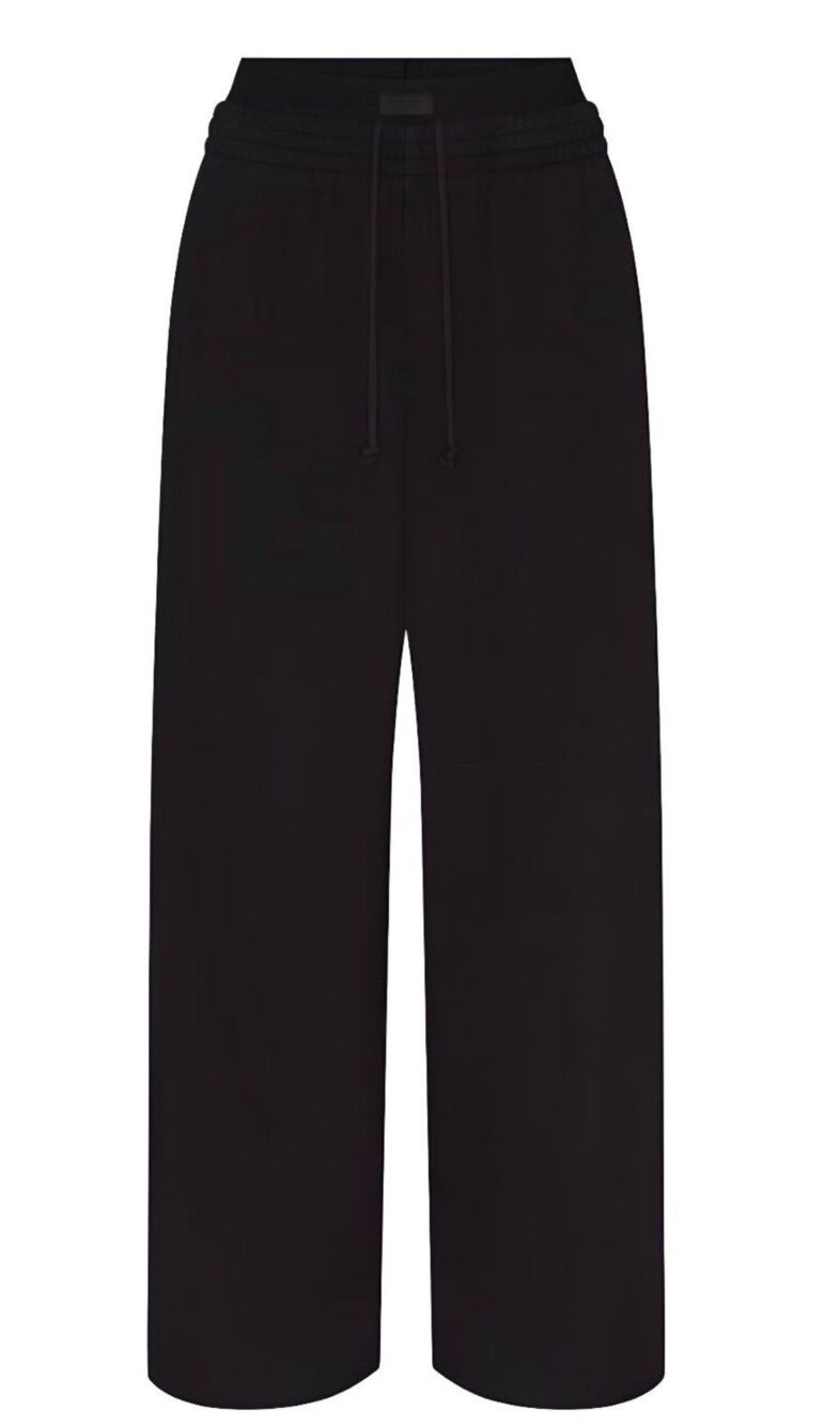 Skims Double waistband exposed boxer pants Onyx